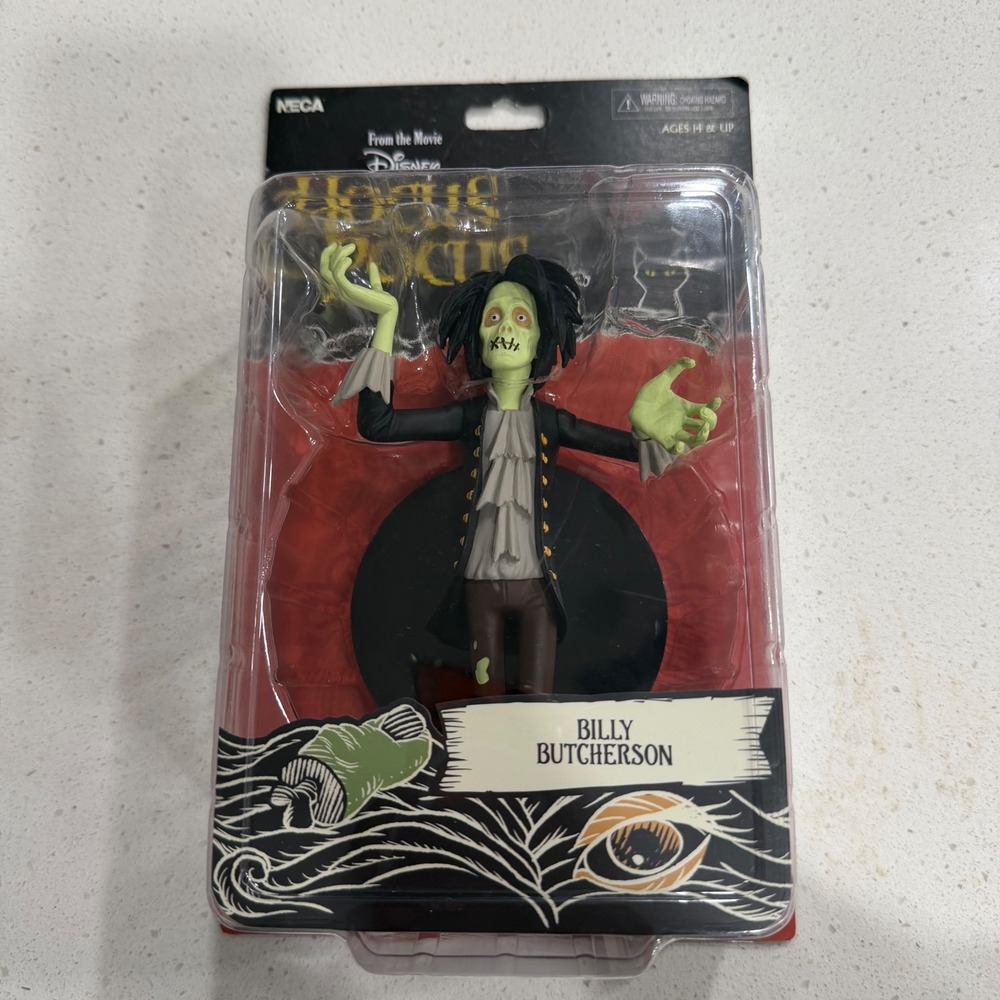 NECA Disney Hocus Pocus Billy Butcherson Action Figure Zombie Collectible New